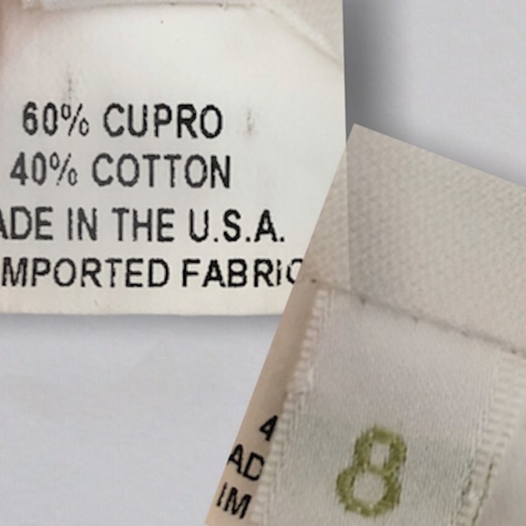 CHARLES CHANG-LIMA White Sleeveless Cupro Dress 8 - Picture 8 of 11